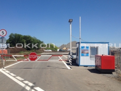 Контрольно-пропускной пункт (КПП) для строй объекта Аэропорт Южный в Курчалое